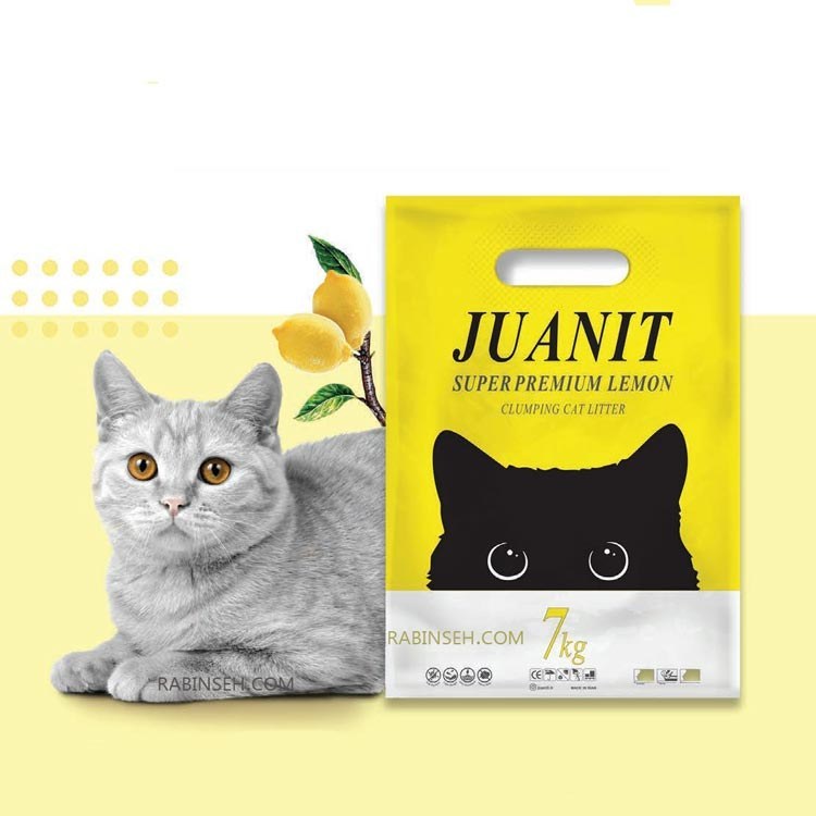 خاک juanit سوپر پرمیوم لیمو 7 کیلویی مخصوص گربه
