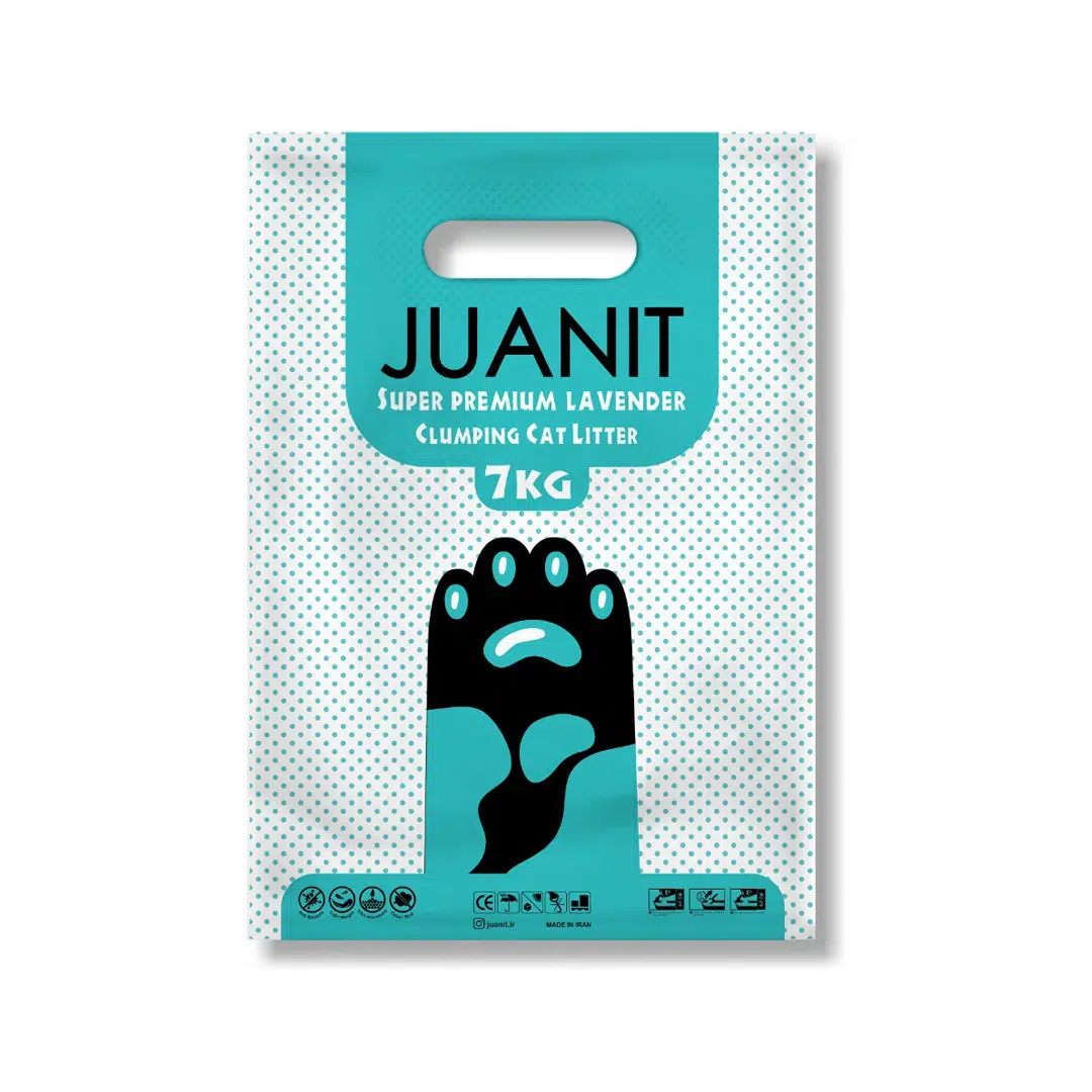 خاک juanit سوپر پرمیوم لوندر 7 کیلویی مخصوص گربه