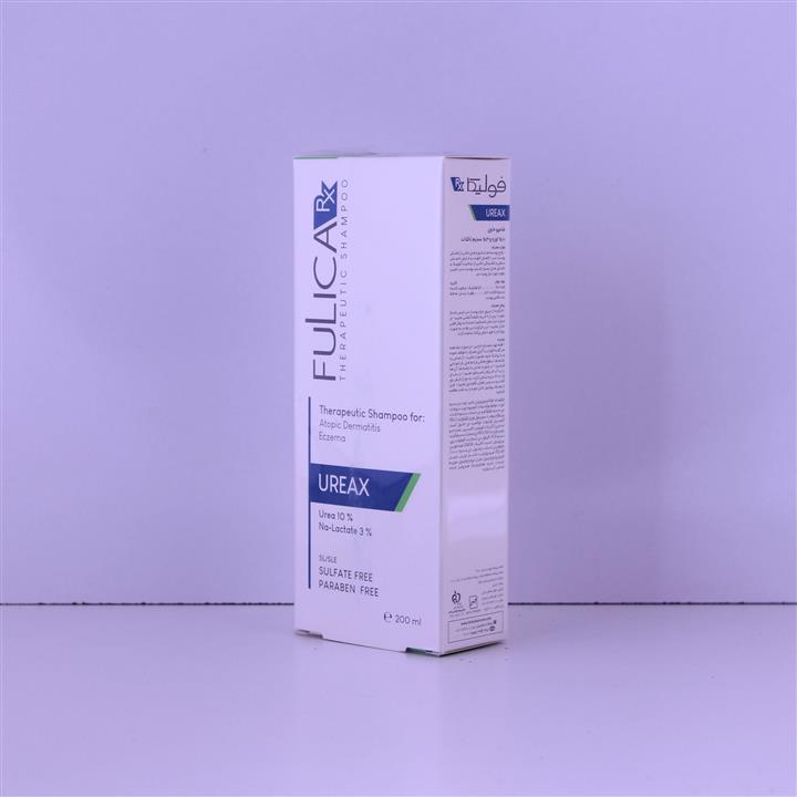 شامپو فولیکا آر ایکس مناسب خارش و موهای آسیب دیده حاوی 10% اوره و3% سدیم لاکتات